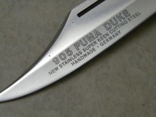 Puma Germany Stainless Stag 905 Duke Folding Lockback Knife c.1980 Puma Germany Stainless Stag 905 Duke Folding Lockback Knife c.1980