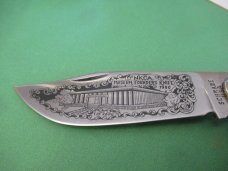 Schrade 1980  Stag Handle Clasp Folding Hunter NKCA Museum Knife 