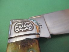 Schrade 1980  Stag Handle Clasp Folding Hunter NKCA Museum Knife 