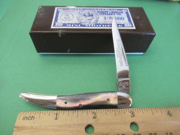 Schatt & Morgan Black Lip Pearl Small Texas Tooth Pick Pattern # 151116