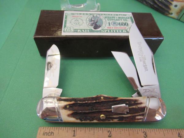 Schatt & Morgan 2005 Stag Handle Rail Splitter Pattern # 033163 