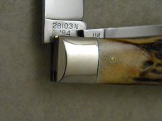Winchester Trademark USA 1994 Stag 28103 1/2 Rifle Series Jumbo Trapper Knife in Box Winchester Trademark USA 1994 Stag 28103 1/2 Rifle Series Jumbo Trapper Knife in Box