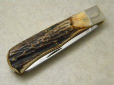 Winchester Trademark USA 1994 Stag 28103 1/2 Rifle Series Jumbo Trapper Knife in Box Winchester Trademark USA 1994 Stag 28103 1/2 Rifle Series Jumbo Trapper Knife in Box