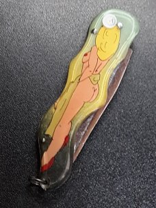 RPK Naked Girl Russian prison switchblade RPK Naked Girl Russian prison switchblade