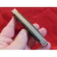 MIB THE RANCHER STOCKMAN KNIFE BY SCHRADE CUTLERY CORP. GREEN BONE c1981 # G0391