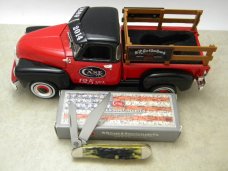 Case XX USA 2014 Olive Green Bone 6220 125 Years Peanut Knife & Ertl Truck Case XX USA 2014 Olive Green Bone 6220 125 Years Peanut Knife & Ertl Truck