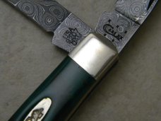 Case XX USA 9207DAM 5 Dot Mini Trapper Damascus Knife NIB Case XX USA 9207DAM 5 Dot Mini Trapper Damascus Knife NIB