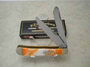 Case XX USA 2 Dot 9254 Orange Corelon Trapper Knife in Box