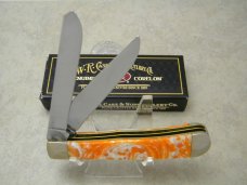 Case XX USA 2 Dot 9254 Orange Corelon Trapper Knife in Box Case XX USA 2 Dot 9254 Orange Corelon Trapper Knife in Box