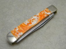 Case XX USA 2 Dot 9254 Orange Corelon Trapper Knife in Box Case XX USA 2 Dot 9254 Orange Corelon Trapper Knife in Box