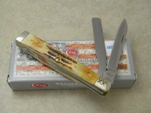 Case XX  USA 2018 Burnt Amber Bone 6285 SS Doctors Knife NIB