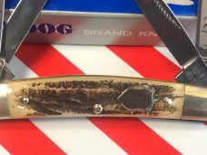 Vintage Early HAND MADE Bulldog 4 Blade Congress Kentucky Thorobred Horse Theme Knife +Derby Shield Vintage Early HAND MADE Bulldog 4 Blade Congress Kentucky Thorobred Horse Theme Knife +Derby Shield