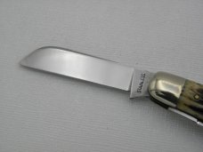 Queen Cutlery Queen Stainless, 4" stockman #9, Winterbottom bone handles, Queen Cutlery Queen Stainless, 4" stockman #9, Winterbottom bone handles,