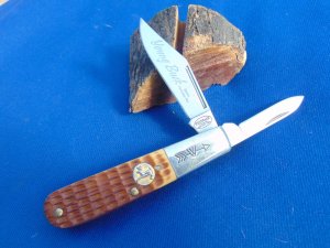 Westmark USA (by Camillus) Handmade "Young Buck" Barlow Pocket Knife.  Marked Special Production Run