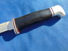 Vintage Buck USA 105 Fixed Blade Knife  W/ Original Buck Sheath.  Tang Stamp 1972-86.  Very Sharp!!!