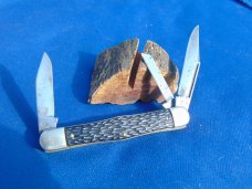 Vintage 3 Blade ULSTER USA Stockman Pocket Knife Jigged Handles. Vintage 3 Blade ULSTER USA Stockman Pocket Knife Jigged Handles.