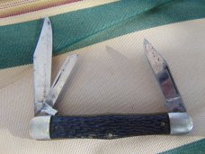 Vintage 3 Blade ULSTER USA Stockman Pocket Knife Jigged Handles. Vintage 3 Blade ULSTER USA Stockman Pocket Knife Jigged Handles.