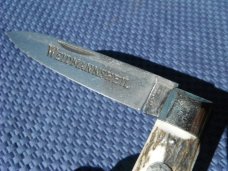 WEIDMANNSHEIL SOLINGEN GERMANY 1970-85 --LOCK BACK. Beautiful Stag Scales! WEIDMANNSHEIL SOLINGEN GERMANY 1970-85 --LOCK BACK. Beautiful Stag Scales!