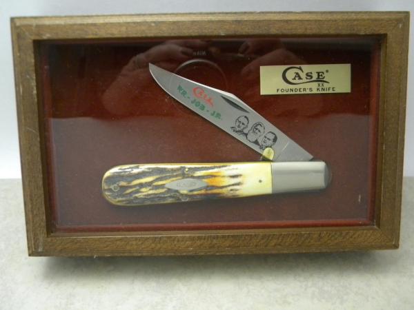 Case XX Stainless USA 1 Dot (1979) Stag 5143 SSP Case Founders Daddy Barlow Knife Case XX Stainless USA 1 Dot (1979) Stag 5143 SSP Case Founders Daddy Barlow Knife