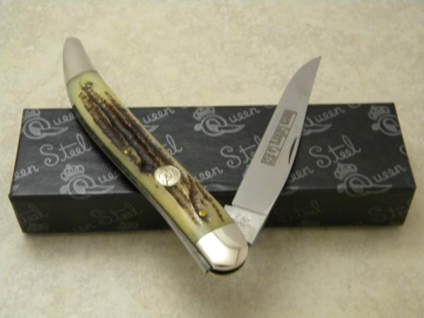 Queen Cutlery Co. Titusville PA #20 Bone Toothpick Knife in Box Queen Cutlery Co. Titusville PA #20 Bone Toothpick Knife in Box