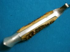 VINTAGE AMERICAN KNIFE CO GERMANY SABRE SOLINGEN 142 FIXED BLADE HUNTING SKINNING KNIVES OLD