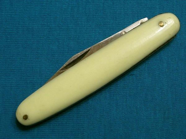 VINTAGE SINGLE BLADE FOLDING POCKET HUNTING SKINNING FISHING SURVIVAL PEN JACK KNIFE KNIVES OLD