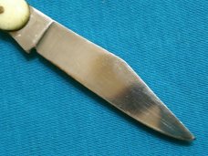 VINTAGE SINGLE BLADE FOLDING POCKET HUNTING SKINNING FISHING SURVIVAL PEN JACK KNIFE KNIVES OLD