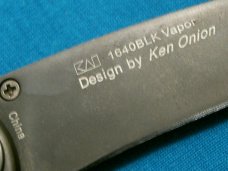 KERSHAW KAI 1640BLK VAPOR LOCKBACK HUNTING SKINNING SURVIVAL TACTICAL FOLDING POCKET KNIFE KNIVES