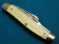 VINTAGE SEARS CRAFTSMAN USA 95045 3 BLADE STOCKMAN FOLDING POCKET JACK KNIFE KNIVES OLD
