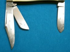 VINTAGE SEARS CRAFTSMAN USA 95045 3 BLADE STOCKMAN FOLDING POCKET JACK KNIFE KNIVES OLD