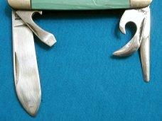 VINTAGE GIRL SCOUTS KUTMASTER UTICA USA 8-2 3 FACE CAMP SURVIVAL FOLDING POCKET KNIFE KNIVES OLD