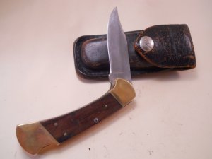 Pre 1980 Buck 112 Knife / Sheath 