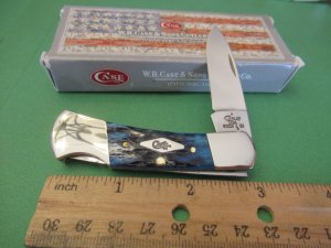 Case XX 2018 Ocean Blue Lock Back Pattern # 61225L