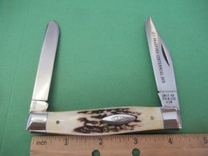 Case XX 1979  Bradford Centennial  Stag Moose Pattern # 5275 SP