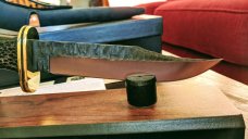 Buck 119 Custom limited edition Palm wood & chip flint blade *BNIB & pristine*