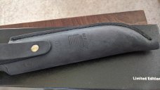 Buck 119 Custom limited edition Palm wood & chip flint blade *BNIB & pristine*