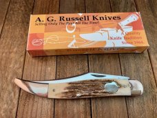 A.G. Russell Granddad’s Toothpick Stag 5” Closed OAL A.G. Russell Granddad’s Toothpick Stag 5” Closed OAL