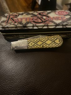 2006 Case XX USA Antique Rattle Snake Bone Barlow 620091/2 SS With Scrolled Bolster New In Tin 2006 Case XX USA Antique Rattle Snake Bone Barlow 620091/2 SS With Scrolled Bolster New In Tin
