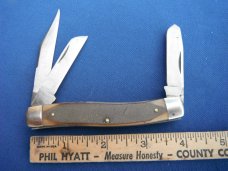 Old Crafty Craftsman 3 Blade Stokman Folding Pocket Knife 9547 Sawcut 4" Handle. MADE IN THE USA!!! Old Crafty Craftsman 3 Blade Stokman Folding Pocket Knife 9547 Sawcut 4" Handle. MADE IN THE USA!!!