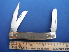 Old Crafty Craftsman 3 Blade Stokman Folding Pocket Knife 9547 Sawcut 4" Handle. MADE IN THE USA!!! Old Crafty Craftsman 3 Blade Stokman Folding Pocket Knife 9547 Sawcut 4" Handle. MADE IN THE USA!!!