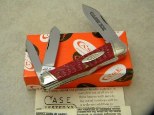 Case XX Bradford PA USA 1995 Tested Red Bone 63046 Whittler Knife NIB