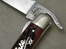 Case XX USA 2001 Cranberry Bone 61953L SS Russlock Knife NIB Case XX USA 2001 Cranberry Bone 61953L SS Russlock Knife NIB
