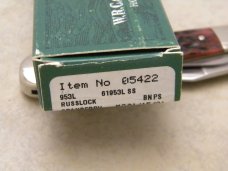 Case XX USA 2001 Cranberry Bone 61953L SS Russlock Knife NIB Case XX USA 2001 Cranberry Bone 61953L SS Russlock Knife NIB