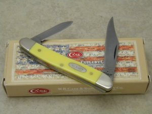 Case XX USA 2018 Yellow 32087 CV Serpentine Pen Knife NIB