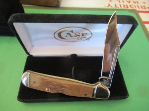 Case XX 2007 Fossilized Mammoth Ivory CopperLock Pattern # I1749 L SS