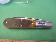 Great Eastern Tidioute Cutlery Barlow Rough Sawn Osage Wood Pattern # 152121 Great Eastern Tidioute Cutlery Barlow Rough Sawn Osage Wood Pattern # 152121