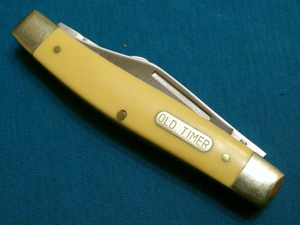SCHRADE OLD TIMER 80TY 3 BLADE STOCKMAN FOLDING POCKET JACK KNIFE KNIVES