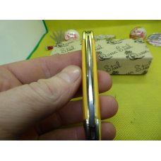 Queen City Steel, yellow composite balloon whittler, near mint with box. #48A
