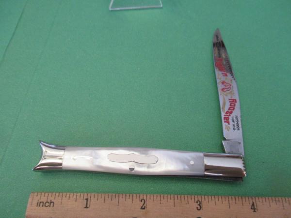 Fight'N Rooster 1995 Pearl Fish Tail Folder  1 of 100 