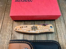 Mcusta Tactility Sengoku Series VG-10 Blade with Pakkawood Handles